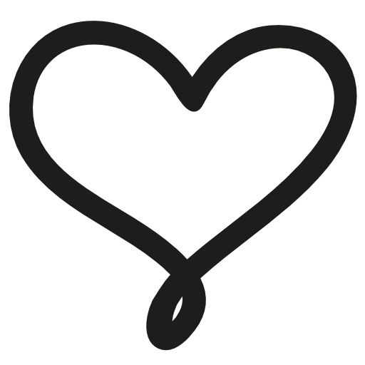 Black heart symbol png
